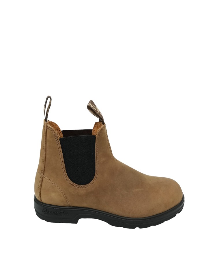 BLUNDSTONE 2344  BEATLES LISCIO IN  NABUK INGRASSATO COLORE DIJON CAMEL, FONDO GOMMA VULCANIZZATO