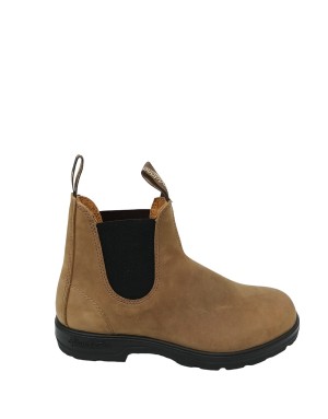 BLUNDSTONE 2344  BEATLES LISCIO IN  NABUK INGRASSATO COLORE DIJON CAMEL, FONDO GOMMA VULCANIZZATO