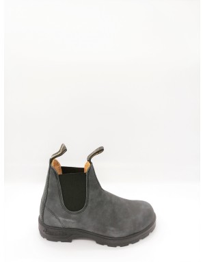 BLUNDSTONE BCCAL0294 0587, BEATLES IN NABUK  INGRASSATO COLORE RUSTIC BLACK/ANTRACITE