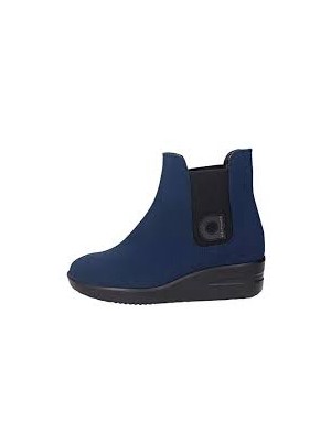 AGILE 211 TRONCHETTO IN NEOPRENE COLORE BLU,FONDO ZEPPA GOMMA 5CM