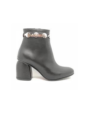 ALBANO 8038 TRONCHETTO LISCIO/ BORCHIE CAVIGLIA TACCO 6 SCAMPANATO FONDO CUOIO/GOMMA