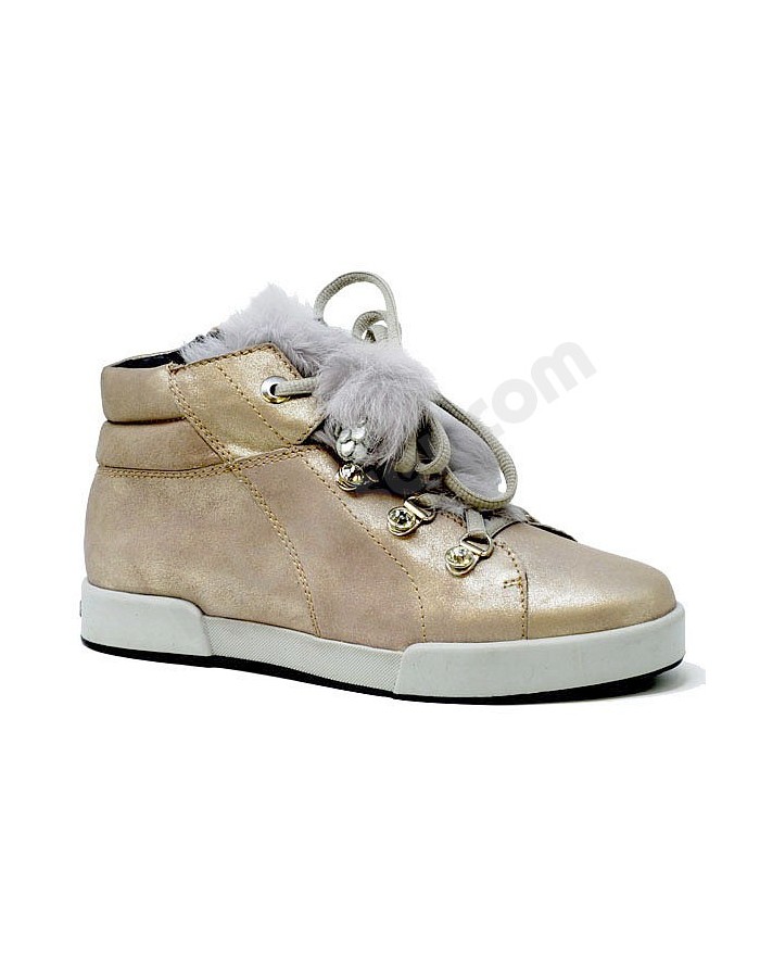 ALTRAOFFICINA T0203X Polacco TOMAIA IN NABUK SATINATO COLOR PIETRA ALLACCIATURA CON GANCI E STRASSE LINGUETTA CON LAPIN FONDO G