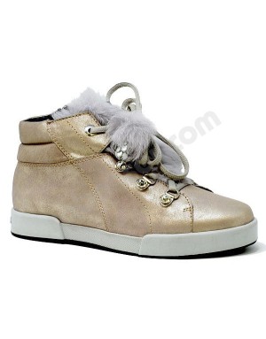 ALTRAOFFICINA T0203X Polacco TOMAIA IN NABUK SATINATO COLOR PIETRA ALLACCIATURA CON GANCI E STRASSE LINGUETTA CON LAPIN FONDO G