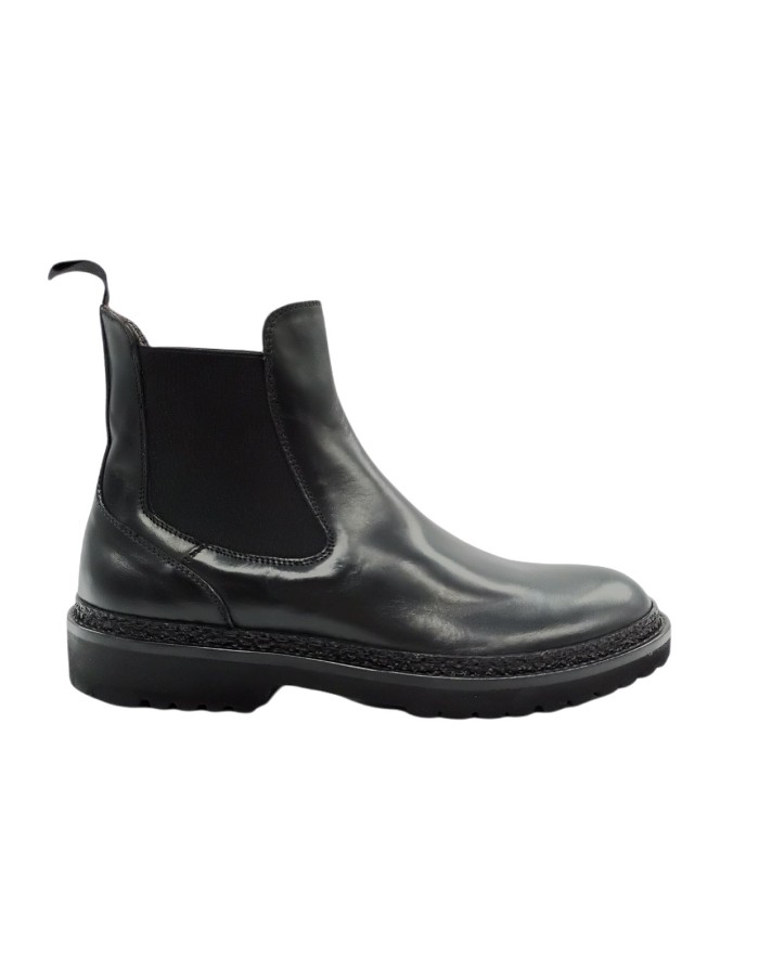 B.J.DEWINDSON 1972 BEATLES LISCIO IN VITELLO INGRASSATO COLORE NERO, FONDO MICRO CARRO