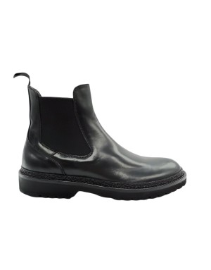 B.J.DEWINDSON 1972 BEATLES LISCIO IN VITELLO INGRASSATO COLORE NERO, FONDO MICRO CARRO