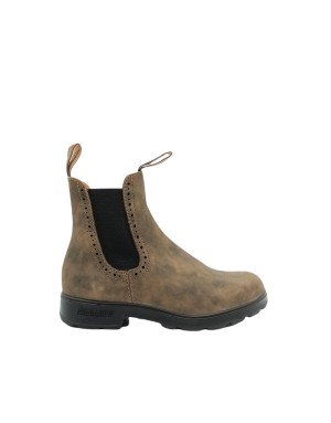 BLUNDSTONE 1351 BEATLES DONNA IN VITELLO INGRASSATO COLORE RUSTIC BROWN, ELASTICI LATERALI CON PROFILI MILLEFORI, FONDO GOMMA
