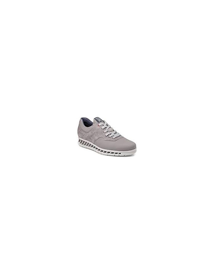 CALLAGHAN 10401 SNEAKER LACCI IN VITELLO E CAMOSCIO COLORE GRIGIO, FONDO GOMMA