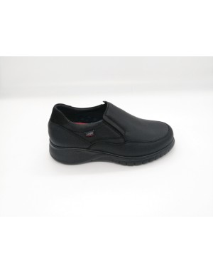 CALLAGHAN 12701, MOCASSINO ACCOLLATO CON ELASTICI LATERALI,TOMAIA IN VITELLO COLORE NERO, FONDO GOMMA EXTRA LIGHT