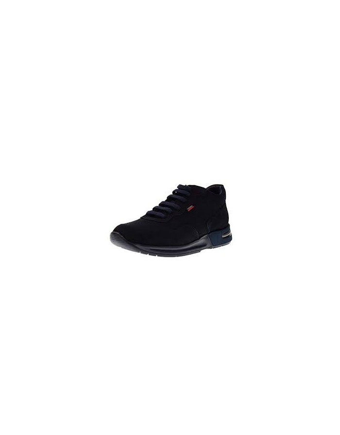 CALLAGHAN 92156 SNEAKER LACCI IN CAMOSCIO SCOTCHGARD COLORE BLU,FONDO ZEPPA 3CM  EXTRA LIGHT