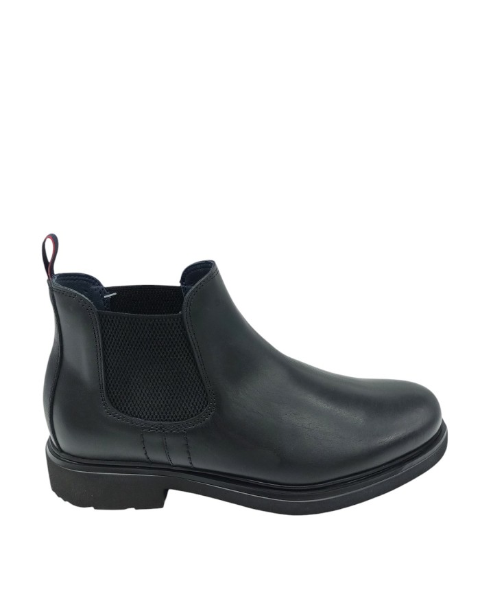 CALLAGHAN BEATLES LISCIO IN VITELLO COLORE NERO, ELASTICI IN TINTA, FONDO GOMMA EXTRA LIGHT