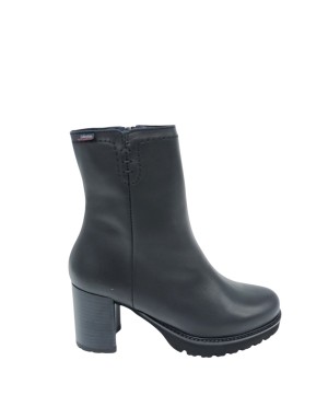 CALLAGHAN TRONCHETTO LISCIO IN VITELLO COLORE NERO, LAMPO LATERALE, FONDO MICRO CARRO, TACCO 7CM