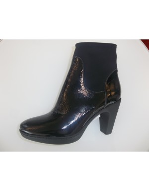 CIMADAMORE 533 TRONCHETTO TOMAIA VERNICE + ELASTICO ,TACCO 90 , FONDO GOMMA