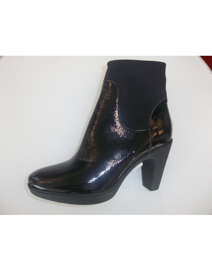 CIMADAMORE 533 TRONCHETTO TOMAIA VERNICE + ELASTICO ,TACCO 90 , FONDO GOMMA