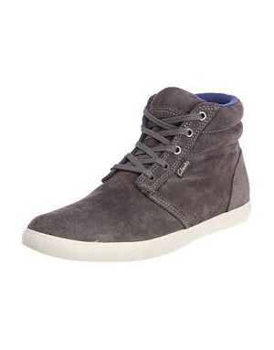 CLARKS TORBAY TOP MID LACCI,TOMAIA CAMOSCIO, FONDO BASSO SCATOLA