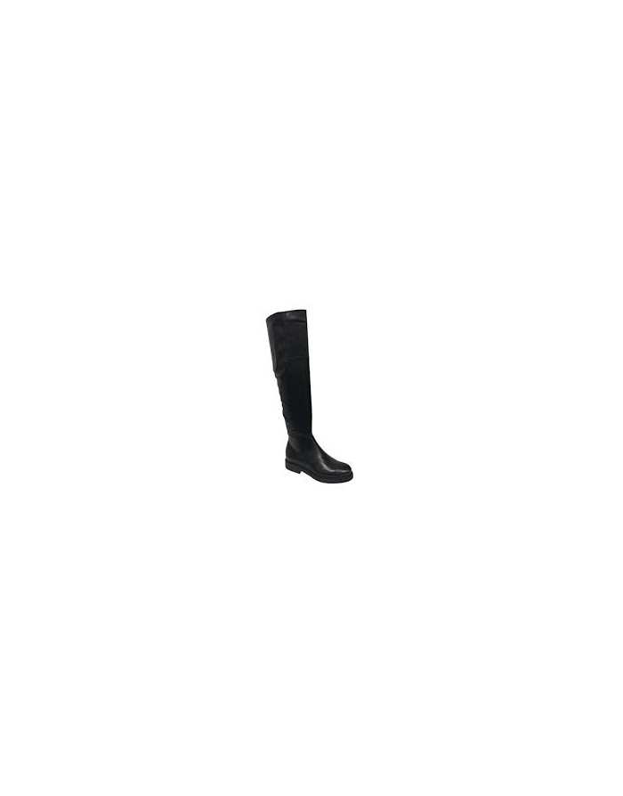 DEI COLLI ADAM302 STIVALE ALTO IN VITELLO COLORE NERO CON GAMBALE ELASTICIZZATO,FONDO GOMMA,TACCO 3CM