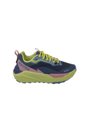 EXTR4 SNEAKER LACCI  TRAINING, TOMAIA IN TESSUTO TECNICO COLORE GRIGIO-ROSA, FODERA GORETEX, FONDO GOMMA EXTRA LIGHT