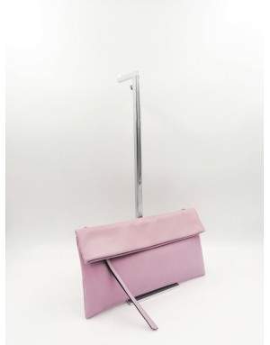 GIANNI CHIARINI BS 7085 19PE LMW POCHETTE MEDIA IN PELLE COLOR CICLAMINO CON TRACOLLA