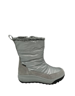 LEGERO 184-2500, STIVALE 3/4 IN GORE-TEX, TOMAIA IN CAMOSCIOE TESSUTO TECNICO  COLORE ALLUMINIO,FODERA LANA, FONDO GOMMA EXTRA 