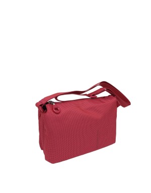 MANDARINA DUCK QMT32 MD20, BORSA PICCOLA/MEDIA IN TESSUTO MD20 COLORE BITTERSWEET, LAMPO CENTRALE, TRE SCOMPARTI E  TRACOLLA RE