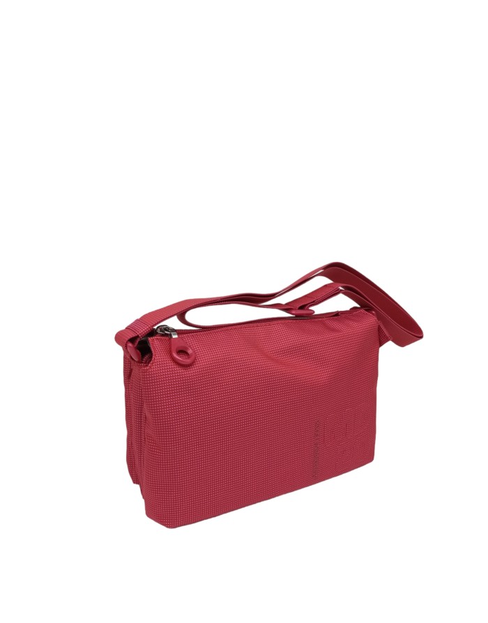 MANDARINA DUCK QMT32 MD20, BORSA PICCOLA/MEDIA IN TESSUTO MD20 COLORE BITTERSWEET, LAMPO CENTRALE, TRE SCOMPARTI E  TRACOLLA RE