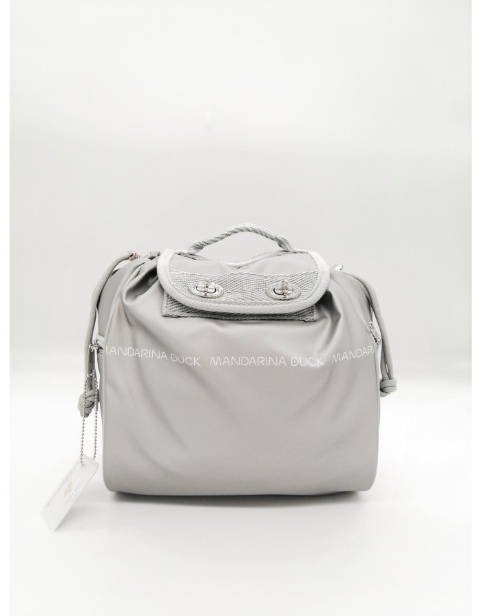 MANDARINA DUCK UQT06 ZAINO MEDIO, UTILITY COLORE SILVER