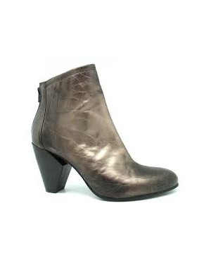 STRATEGIA A3916-SP SPRITZ SAND TRONCHETTO LAMPO POSTERIORE TOMAIA IN LAMINATO VINTAGE ACCIAIO TACCO 8CM A CONO FONDO CUOIO