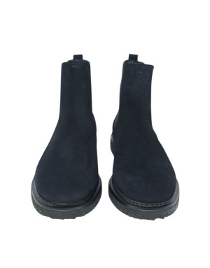 CALLAGHAN BEATLES LISCIO IN CAMOSCIO SCOTCHGARD COLORE BLU, ELASTICI IN TINTA, FONDO GOMMA EXTRA LIGHT