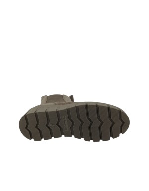 TAMARIS BEATLES LISCIO IN CAMOSCIO COLORE TAUPE, ELASTICI IN TINTA, FONDO GOMMA EXTRA LIGHT 5,5 CM