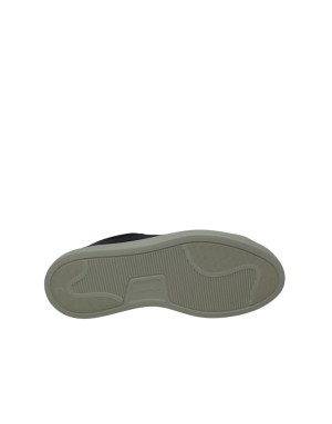 AMBITIOUS SNEAKER LACCI IN VITELLO COLORE T.MORO CON LACCIO IN CONTRASTO, FONDO GOMMA