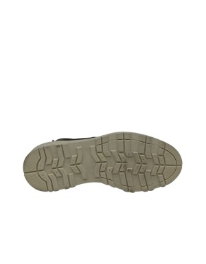 KEBO POLACCO STRINGATO CON VASCHETTA, TOMAIA IN NABUK INGRASSATO COLORE BORDEAUX, GUARDOLO CUOIO, FONDO GOMMA