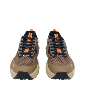 EXTR4 SNEAKER LACCI  TRAINING, TOMAIA IN TESSUTO TECNICO COLORE CUOIO-NERO, FODERA GORETEX, FONDO GOMMA EXTRA LIGHT