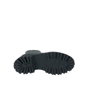 VSL STIVALETTO LISCIO IN VITELLO COLORE NERO, LAMPO LATERALE, FONDO GOMMA CARRO 5CM