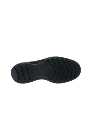 AMBITIOUS POLACCO STRINGATO LISCIO IN CAMOSCIO INGRASSATO COLORE BLU/NAVY, FONDO GOMMA EXTRA LIGHT