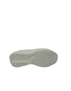 EXTR4 SNEAKER LACCI IN TESSUTO TECNICO COLORE AVORIO CON RIPORTI IN CAMOSCIO E GOMMA IN TINTA, VASCHETTA MILLEFORI, FONDO GOMMA