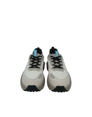 EXTR4 SNEAKER LACCI IN TESSUTO TECNICO COLORE BIANCO/ECRU' CON RIPORTI GOMMATI IN TINTA, FODERA GORE-TEX, FONDO GOMMA