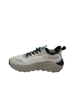 EXTR4 SNEAKER LACCI IN TESSUTO TECNICO COLORE BIANCO/ECRU' CON RIPORTI GOMMATI IN TINTA, FODERA GORE-TEX, FONDO GOMMA