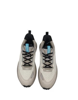 EXTR4 SNEAKER LACCI IN TESSUTO TECNICO COLORE BIANCO/ECRU' CON RIPORTI GOMMATI IN TINTA, FODERA GORE-TEX, FONDO GOMMA