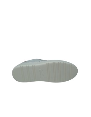 VOILE BLANCHE SNEAKER LACCI IN VITELLO COLORE BIANCO CON TOPPONCINO CUOIO, FONDO GOMMA EXTRA LIGHT
