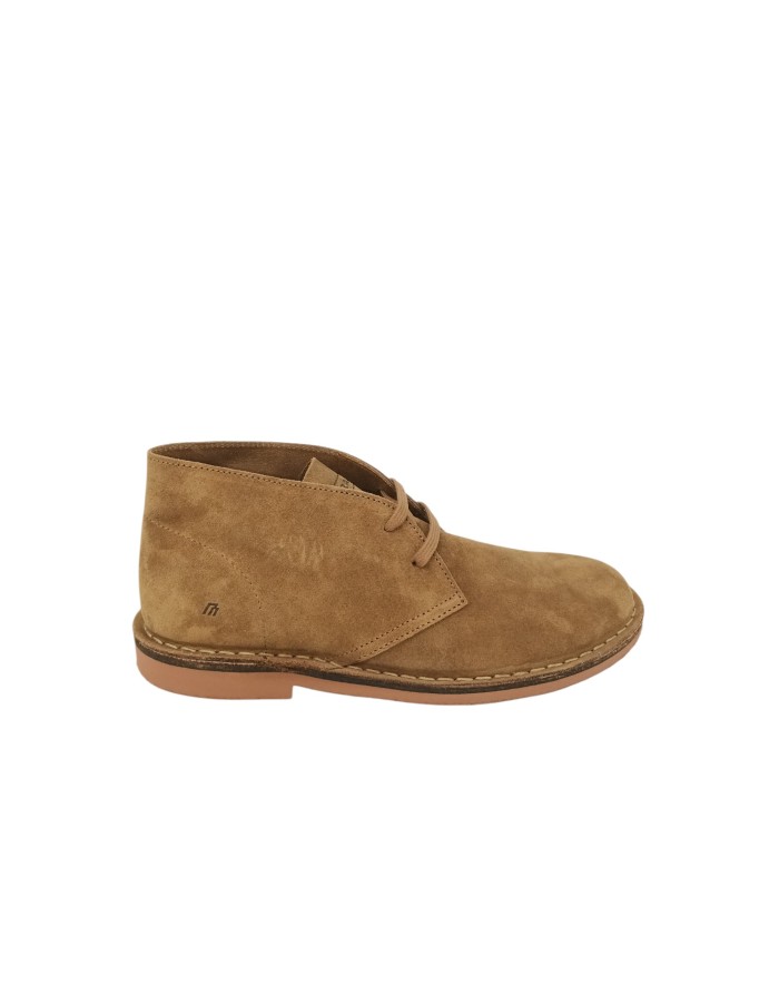 FRAU POLACCO LISCIO IN CAMOSCIO  COLORE CASTORO, FONDO GOMMA MICRO COLORE MATTONE