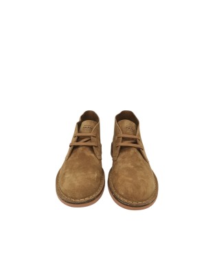 FRAU POLACCO LISCIO IN CAMOSCIO  COLORE CASTORO, FONDO GOMMA MICRO COLORE MATTONE