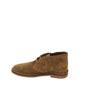 FRAU POLACCO LISCIO IN CAMOSCIO  COLORE CASTORO, FONDO GOMMA MICRO COLORE MATTONE