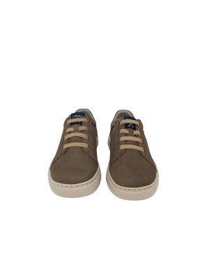 CALLAGHAN  SLIP-ON IN NABUK INGRASSATO COLORE TAUPE, ELASTICI SUL COLLO PIEDE, FONDO GOMMA EXTRA LIGHT BEIGE