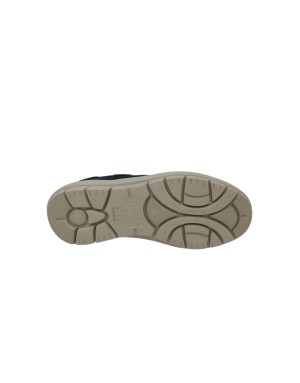 CALLAGHAN  SLIP-ON IN NABUK INGRASSATO COLORE BLU, ELASTICI SUL COLLO PIEDE, FONDO GOMMA EXTRA LIGHT BEIGE